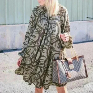 Richard Allan X H&M  stand up Satin Dress sz 16 BLOGGERS FAV